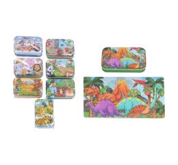 Puzzle 60 ks v plechové krabičce