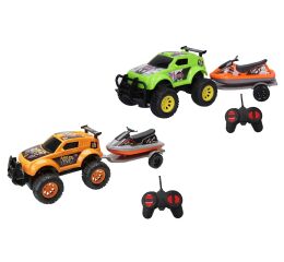 Auto terénní RC na dálkové ovládání se skútrem