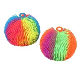 Mačkací míček duhový 17 cm