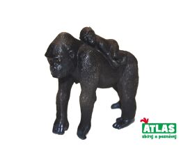 A - Gorila a mládě 7 cm