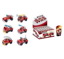 Stavebnice auto hasičské 6,3 cm