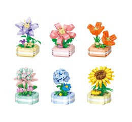 Stavebnice květina mini 5 cm