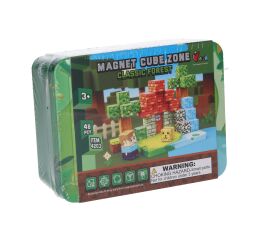 Stavebnice Magnet Cube Zone - Classic Forest 48 dílků