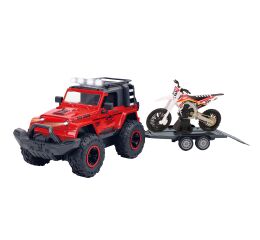 Terénní auto s motorkou a efekty 43 cm