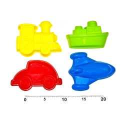 Bábovky na písek 4 ks