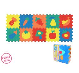 Měkké puzzle bloky OVOCE 32 cm