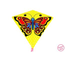 Létající drak Motýl 68 x 73 cm - Český obal
