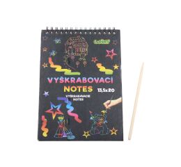 Vyškrabovací notes 20x13,5cm /12 listů