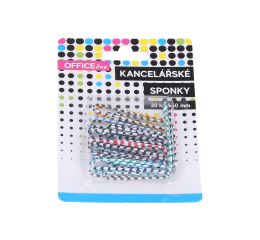 Sponka kancelářská pruhovaná 20 ks, 50 mm