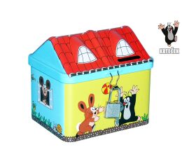 Pokladnička domeček Krtek 12x9,5x10,5 cm