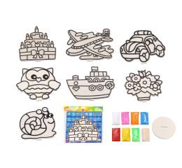 Kreativní set, obrázek + kuličková modelína