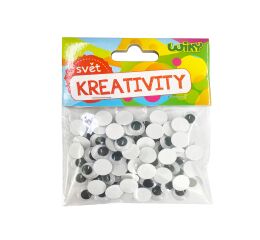Oči pohyblivé 12mm, 80ks