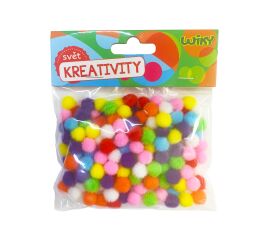 Pom pom 10mm, 180ks