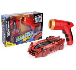 ROCK BUGGY Auto antigravitační RC s laserem 15 cm červené - Český obal