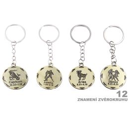 Klíčenka kulatá - Zodiac