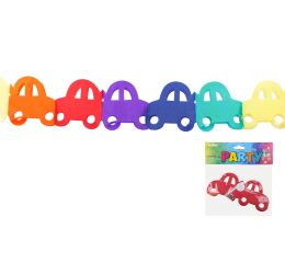 Girlanda barevná 3 m - Auto