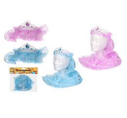 Set karneval - čelenka se závojem mix