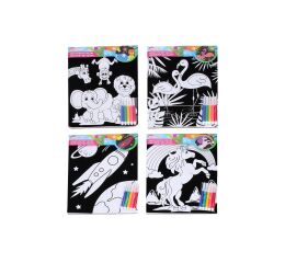 Kreativní set velvet 21,5x30 cm + 5ks fix