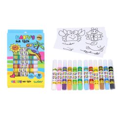 Barvy na sklo glitter 11+1 10ml
