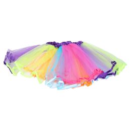 Set karneval - sukně 30 cm 3 vrsty barevná