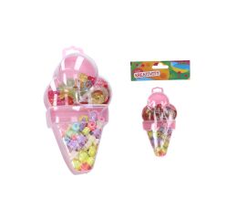 Korálky set 35g s provázkem - zmrzlina