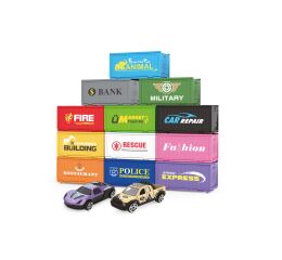 Kontejnerové město - 6 kontejnerů 12,5 cm