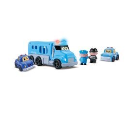 Auto policejní s efekty set 4ks