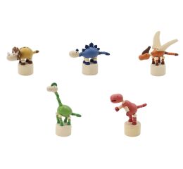 Mačkací dinosaurus dřevěný