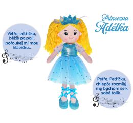 Panenka Princezna Adélka 35cm česky zpívající