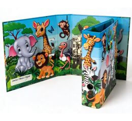 Designový pákový pořadač A4 7,5 cm karton ZOO