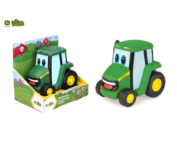 JD Kids John Deere - Traktor Johnny zmáčkni a jeď 15 cm