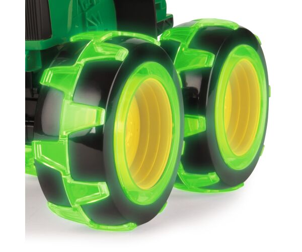 JD Kids Monster Treads John Deere traktor svítící kola 23 cm