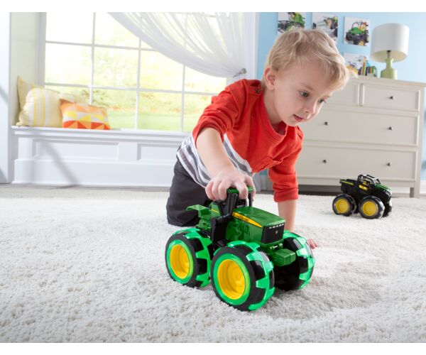 JD Kids Monster Treads John Deere traktor svítící kola 23 cm