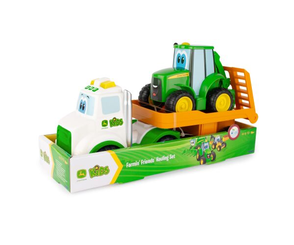 JD Kids John Deere - Traktor Johnny s tahačem 37 cm