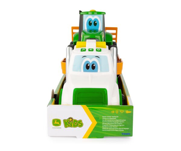 JD Kids John Deere - Traktor Johnny s tahačem 37 cm