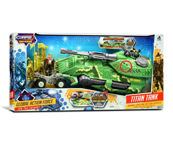 The Corps! Tank Titan s vojáky 39 cm