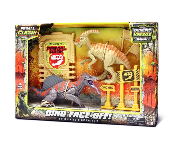 Primal Clash! Bitva dinosaurů 17 cm set