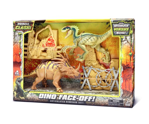 Primal Clash! Bitva dinosaurů 17 cm set