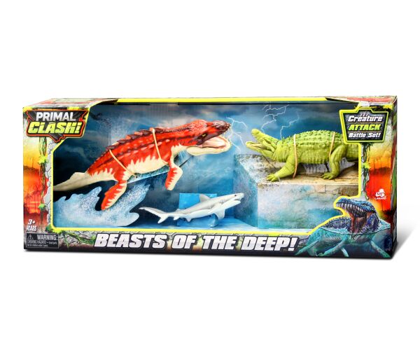 Primal Clash! Monstra z hlubin dino set 27 cm