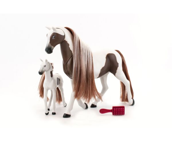 Royal Breeds - Kůň 20 cm s hříbátkem 8 cm