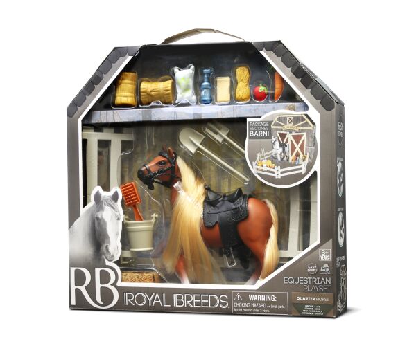 Royal Breeds Kůň s doplňky 17 cm