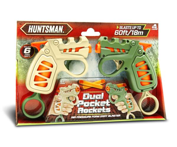 Huntsman Pistole kapesní natahovací 13 cm 2ks set