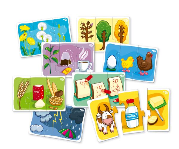 Far Far Land Puzzle trojice 8 obrázků