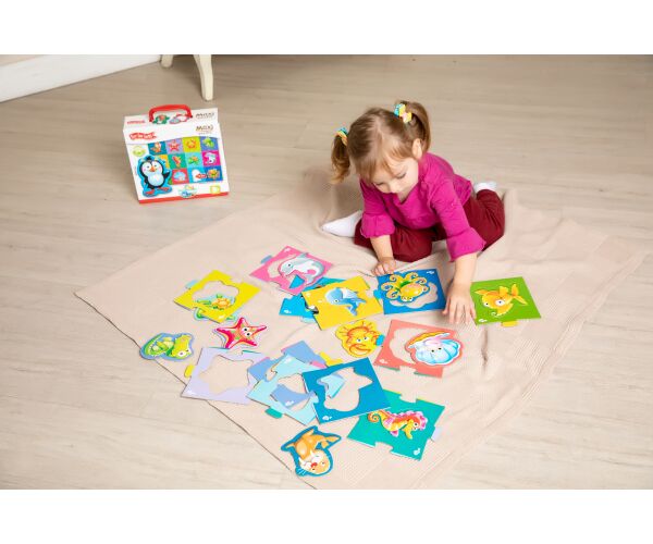Far Far Land Maxi Puzzle mořská zvířátka 24 dílků 61x47 cm