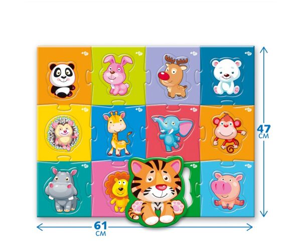 Far Far Land Maxi Puzzle Zoo 24 dílků 61x47 cm