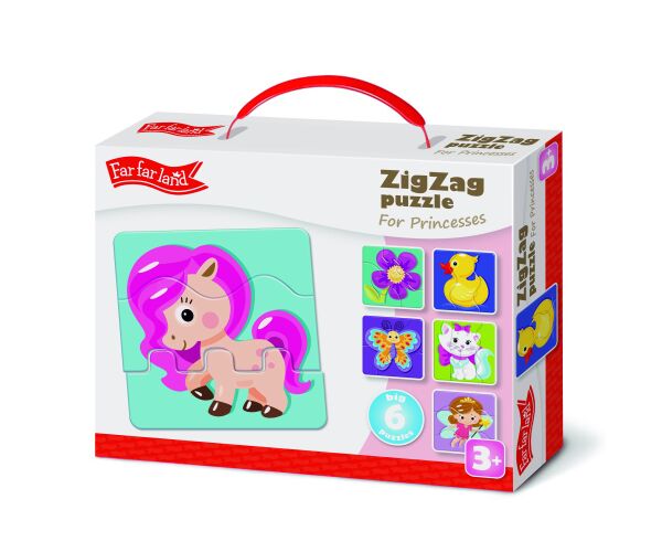 Far Far Land Puzzle ZigZag pro princezny