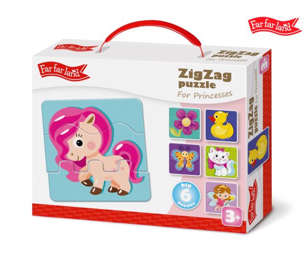 Far Far Land Puzzle ZigZag pro princezny