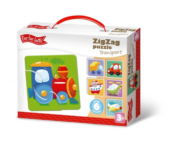Far Far Land Puzzle ZigZag doprava 6 obrázků