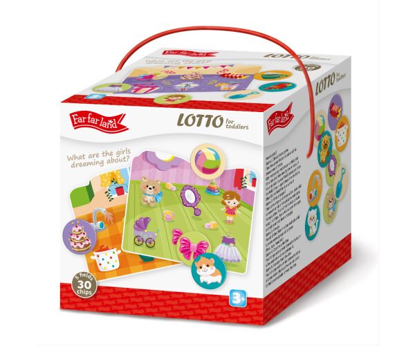 Far Far Land Lotto kartičky pro holky