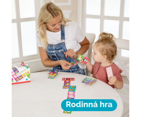 Far Far Land Domino s obrázky doprava 28 karet